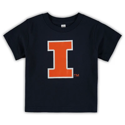 Toddler Navy Illinois Fighting Illini Big Logo T-Shirt