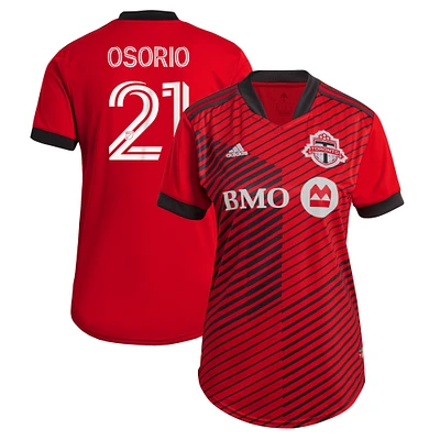 Women's adidas Jonathan Osorio Red Toronto FC 2021 A41 - Replica Player Jersey