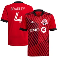 Youth adidas Michael Bradley Red Toronto FC 2021 A41 - Replica Player Jersey