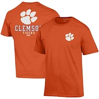 Men's Champion Orange Clemson Tigers Stack 2-Hit T-Shirt