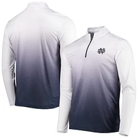 Men's Colosseum Navy Notre Dame Fighting Irish Team Magic Quarter-Zip Jacket