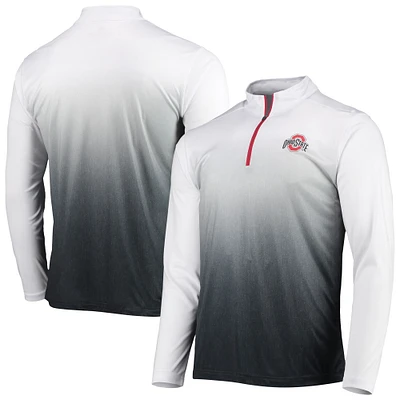 Men's Colosseum Gray Ohio State Buckeyes Team Magic Quarter-Zip Jacket