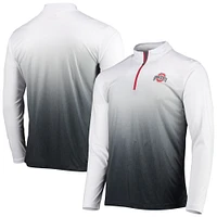 Men's Colosseum Gray Ohio State Buckeyes Team Magic Quarter-Zip Jacket