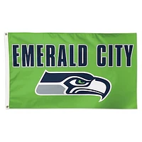 WinCraft Seattle Seahawks 3' x 5' Slogan Deluxe Single-Sided Flag