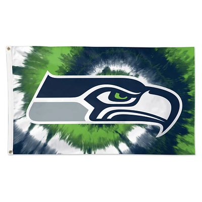 WinCraft Seattle Seahawks 3' x 5' Tye Dye Deluxe Single-Sided Flag