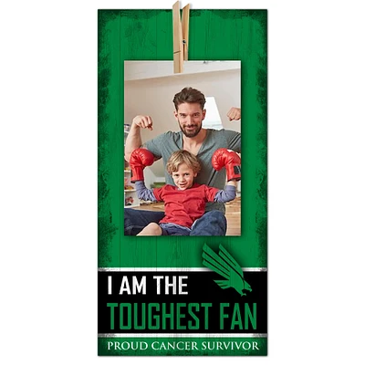 North Texas Mean Green 6'' x 12'' Cancer Survivor Toughest Fan Clip Frame