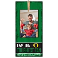 Oregon Ducks 6'' x 12'' Cancer Survivor Toughest Fan Clip Frame