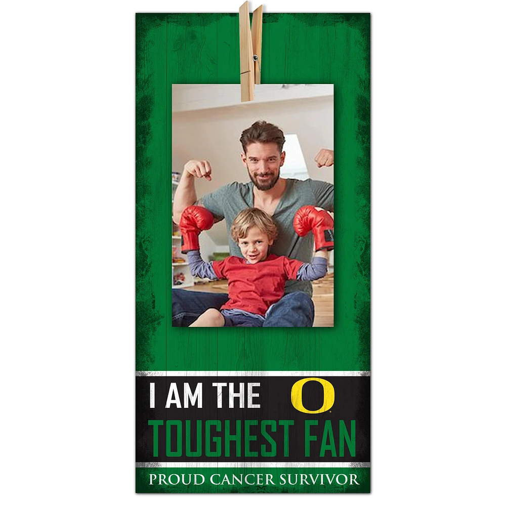 Oregon Ducks 6'' x 12'' Cancer Survivor Toughest Fan Clip Frame