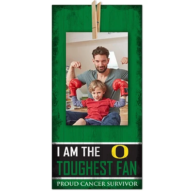 Oregon Ducks 6'' x 12'' Cancer Survivor Toughest Fan Clip Frame
