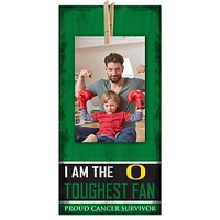 Oregon Ducks 6'' x 12'' Cancer Survivor Toughest Fan Clip Frame