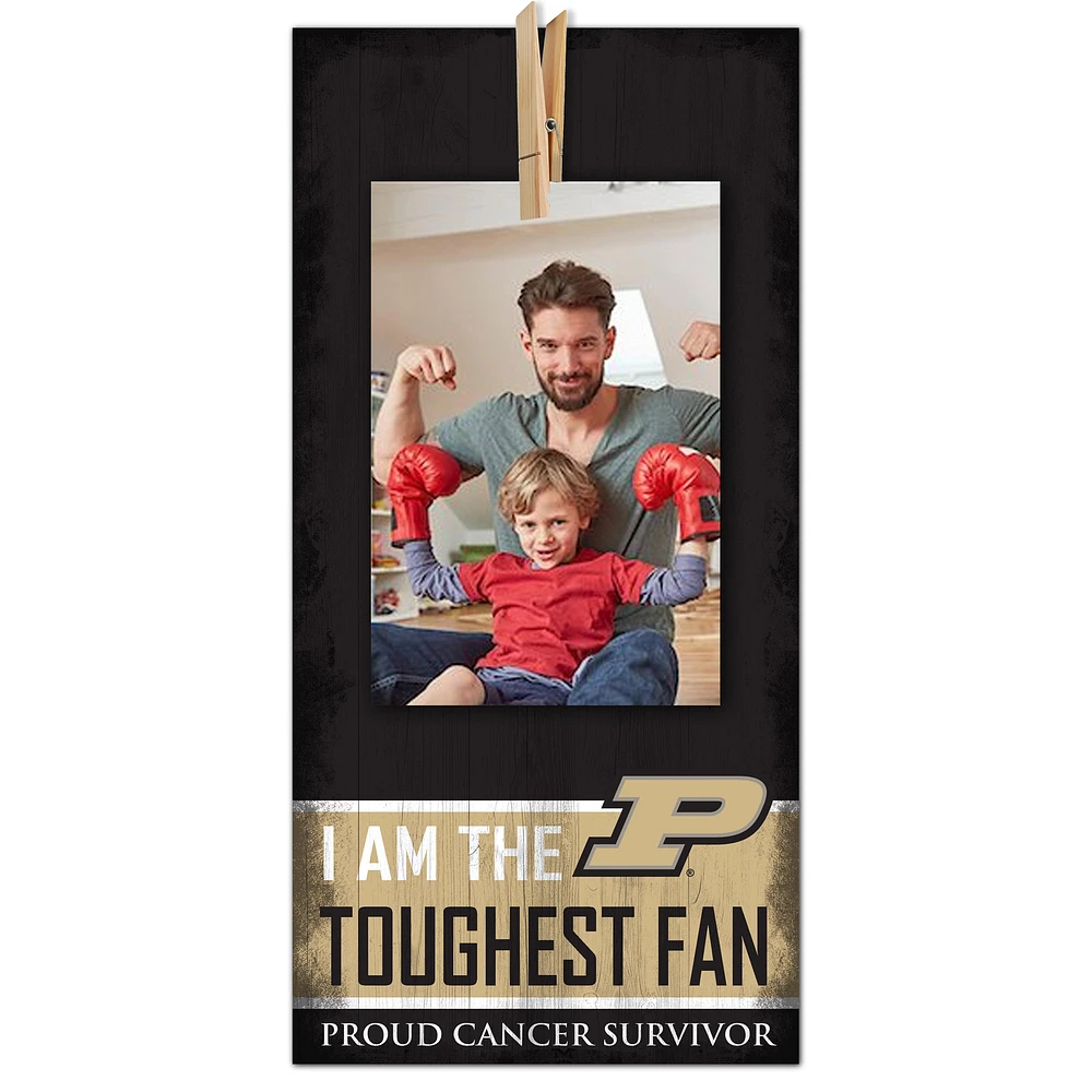 Purdue Boilermakers 6'' x 12'' Cancer Survivor Toughest Fan Clip Frame