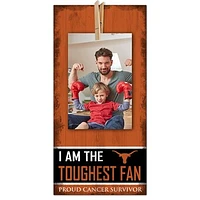 Texas Longhorns 6'' x 12'' Cancer Survivor Toughest Fan Clip Frame