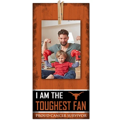 Texas Longhorns 6'' x 12'' Cancer Survivor Toughest Fan Clip Frame
