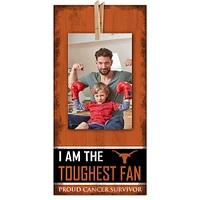 Texas Longhorns 6'' x 12'' Cancer Survivor Toughest Fan Clip Frame