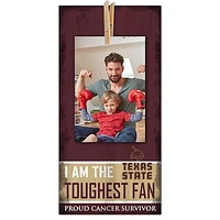 Texas State Bobcats 6'' x 12'' Cancer Survivor Toughest Fan Clip Frame