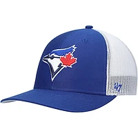 Men's '47 Royal/White Toronto Blue Jays Primary Logo Trucker Snapback Hat