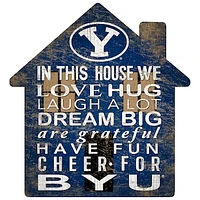 BYU Cougars 12'' Team House Sign