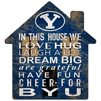 BYU Cougars 12'' Team House Sign