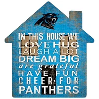 Carolina Panthers 12'' Team House Sign