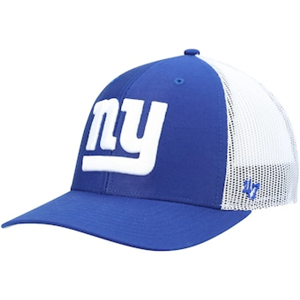 Men's '47 Royal/White New York Giants Trucker Snapback Hat