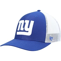 Men's '47 Royal/White New York Giants Trucker Snapback Hat