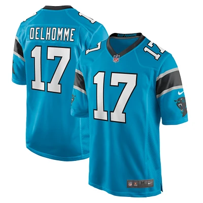 Men's Nike Jake Delhomme Blue Carolina Panthers Retired Player Jersey