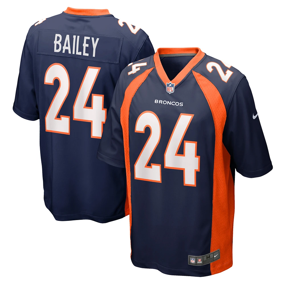Men's Nike Champ Bailey Navy Denver Broncos Retired Player Jersey