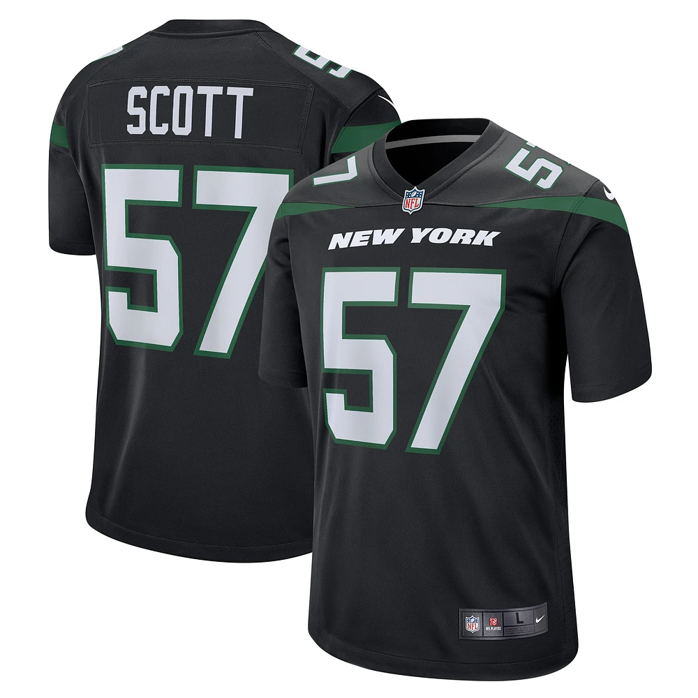 Men's Nike Bart Scott Black New York Jets Retired Player Jersey