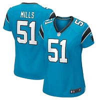 Women's Nike Sam Mills Blue Carolina Panthers Retired Player Jersey