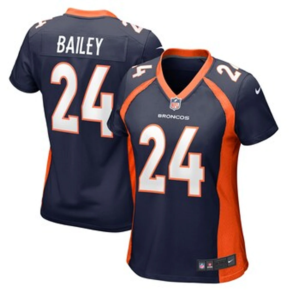 Women's Nike Champ Bailey Navy Denver Broncos Retired Player Jersey