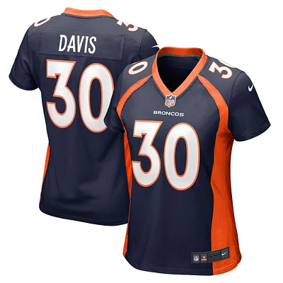 Women's Nike Terrell Davis Navy Denver Broncos Retired Player Jersey