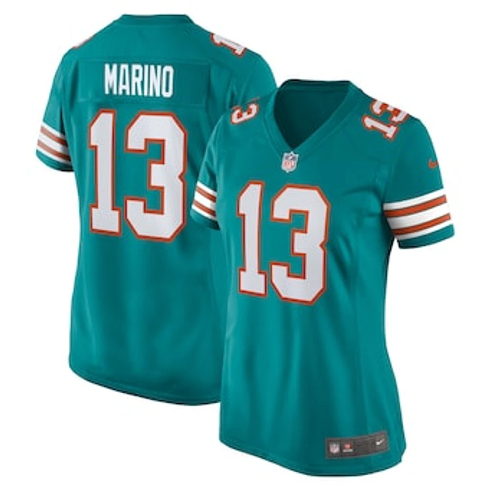 Women's Nike Dan Marino Aqua Miami Dolphins Retired Player Jersey