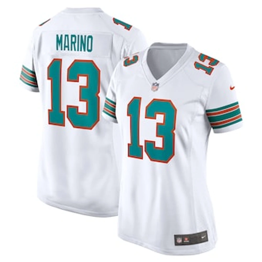 Women's Nike Dan Marino White Miami Dolphins Retired Player Jersey