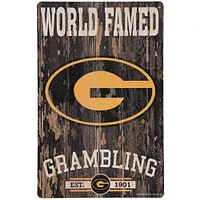 WinCraft Grambling Tigers 11'' x 17'' World Famed Wood Sign