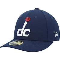 Men's New Era Navy Washington Wizards Team Low Profile 59FIFTY Fitted Hat