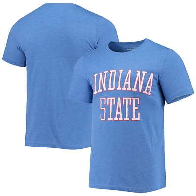 Men's Homefield Heathered Royal Indiana State Sycamores Vintage Team Name T-Shirt