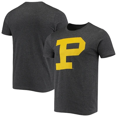 Men's Homefield Purdue Boilermakers Vintage Heathered CharcoalBlock P T-Shirt