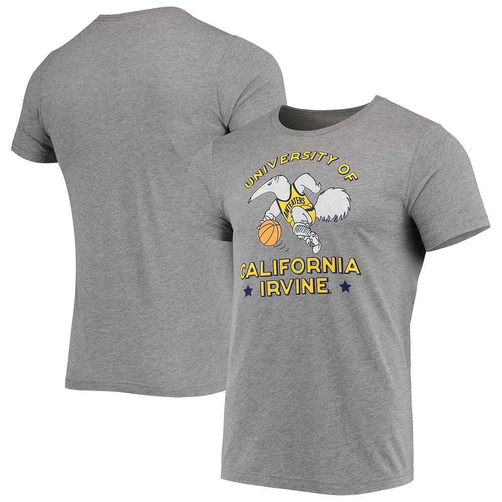 Men's Homefield Gray UC Irvine Anteaters Vintage Basketball T-Shirt