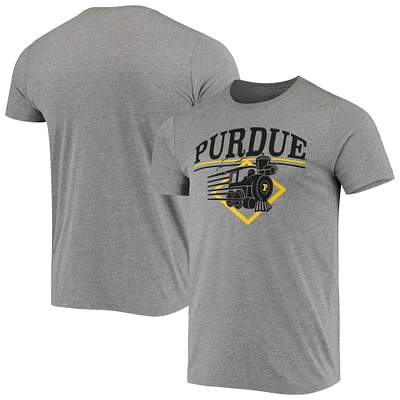 Men's Homefield Gray Purdue Boilermakers Vintage Train T-Shirt