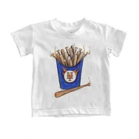 Infant Tiny Turnip White New York Mets Hot Bats T-Shirt