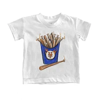 Infant Tiny Turnip White New York Mets Hot Bats T-Shirt