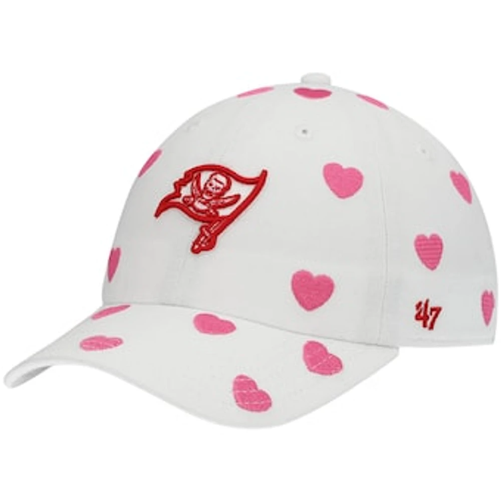 Girls Toddler '47 White Tampa Bay Buccaneers Surprise Clean Up Adjustable Hat