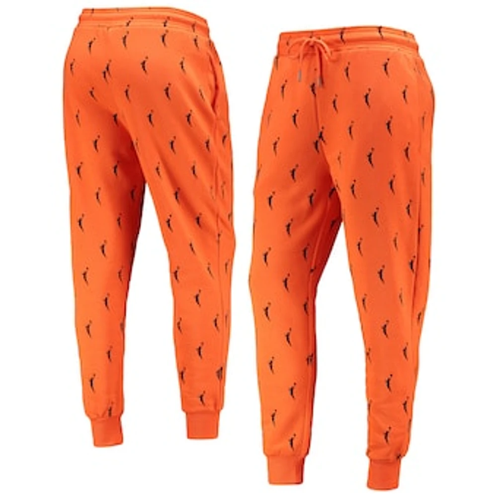 Women's The Wild Collective Orange WNBA All Over Print Joggers