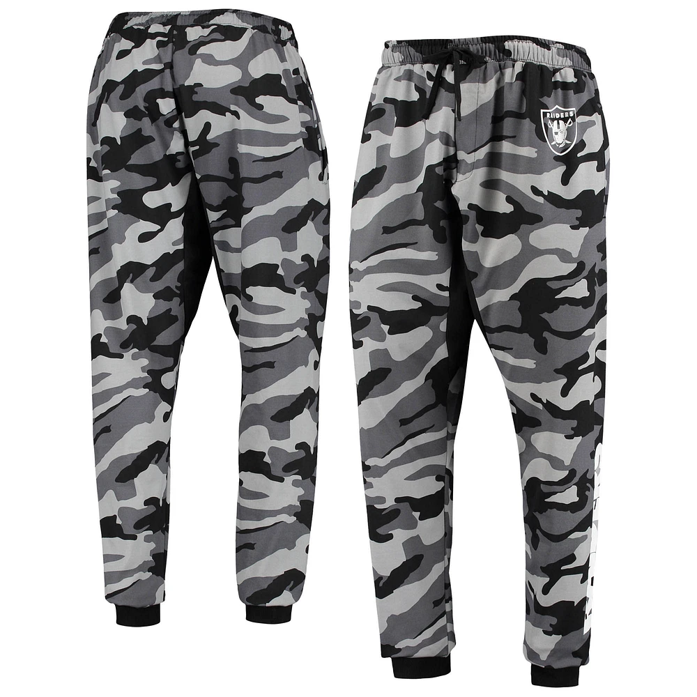 Men's FOCO Black Las Vegas Raiders Camo Jogger Pants