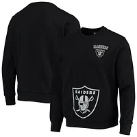 Men's FOCO Black Las Vegas Raiders Pocket Pullover Sweater