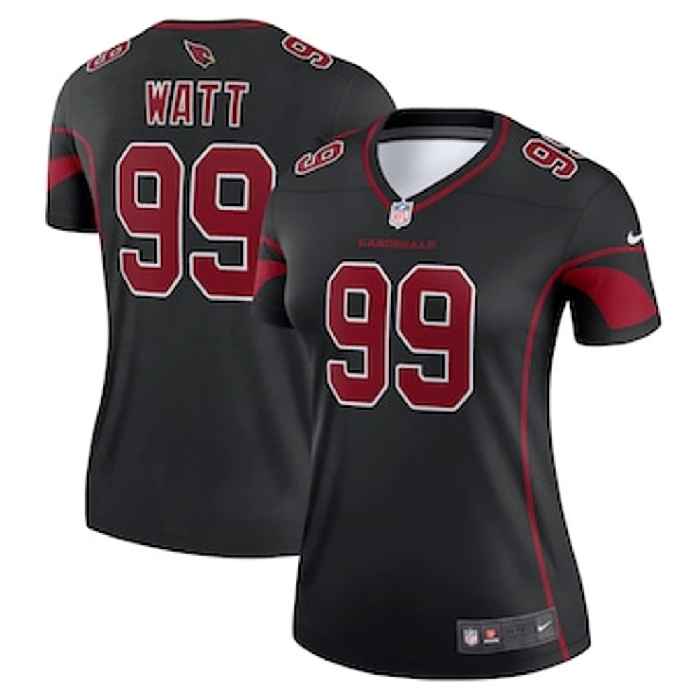 Women's Nike J.J. Watt  Black Arizona Cardinals Alternate Legend Player Performance Top