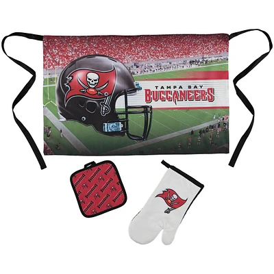 WinCraft Tampa Bay Buccaneers 3-Piece Premium BBQ Tailgate Set
