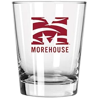 Morehouse Maroon Tigers 15oz. Double Old Fashioned Glass