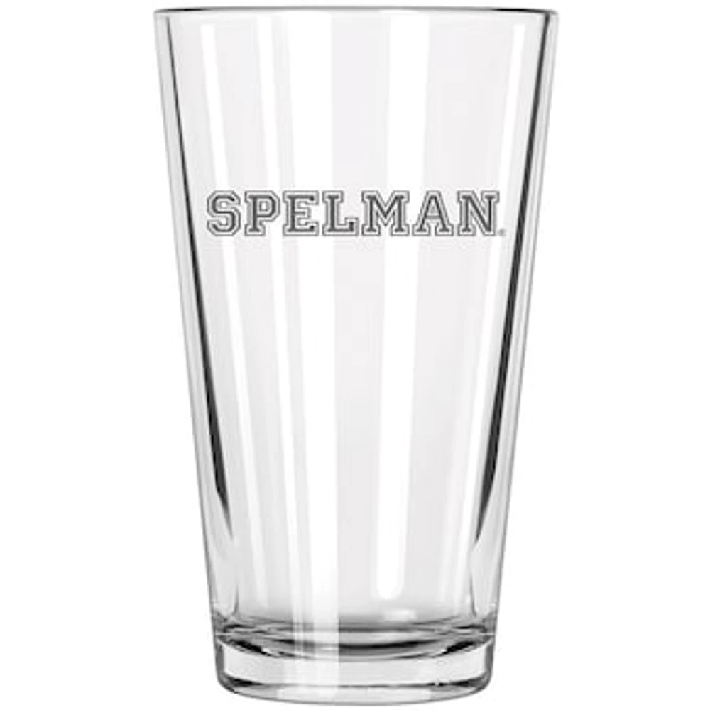 Spelman College Jaguars Etched Team Logo Pint Glass