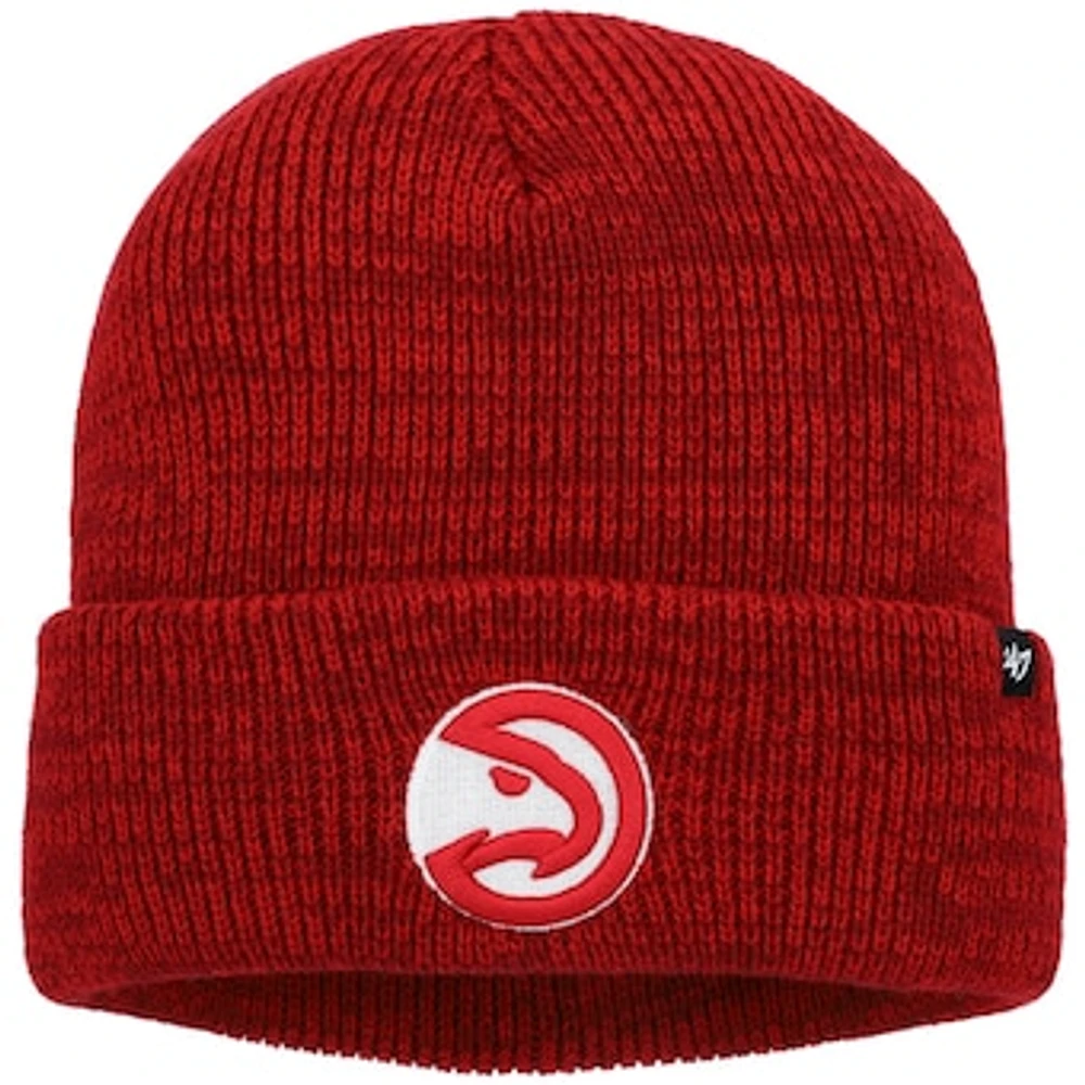 Men's '47 Red Atlanta Hawks Brain Freeze Cuffed Knit Hat